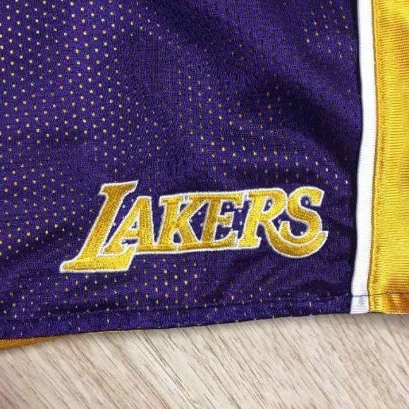 lakers reversible shorts